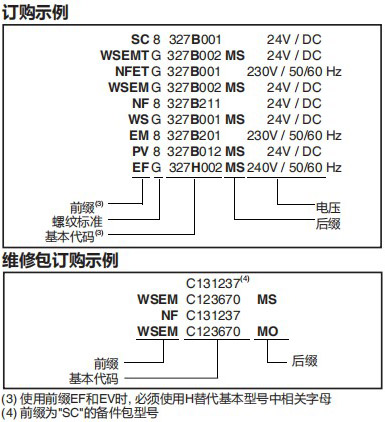 电磁阀asco327系列